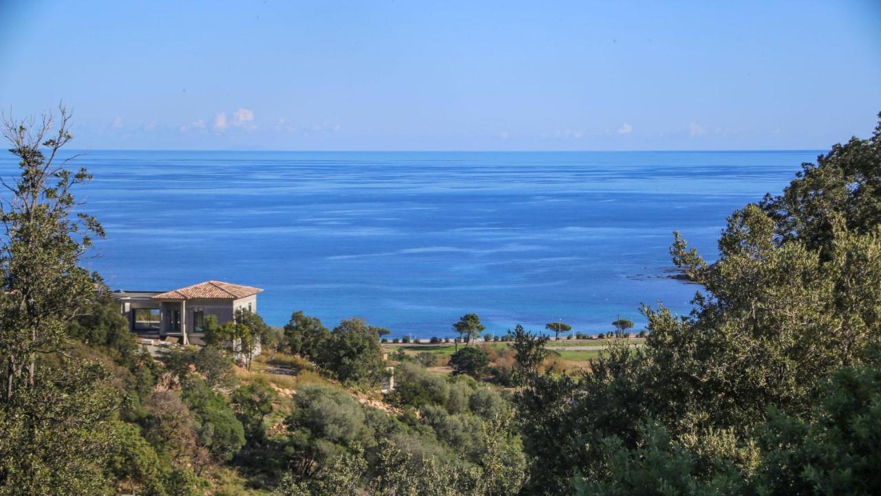 Villa Vista Mare Favone Conca Bagian luar foto